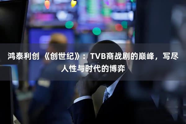 鸿泰利创 《创世纪》：TVB商战剧的巅峰，写尽人性与时代的博弈